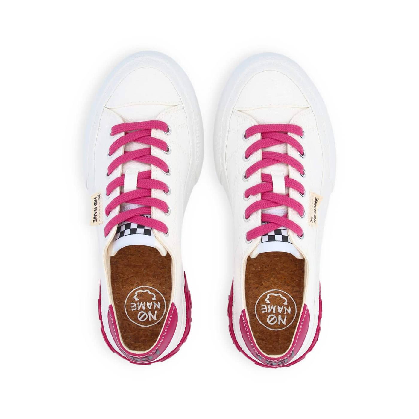 SNEAKER RESET W - TELA REC/FOX - BIANCO/FUXIA